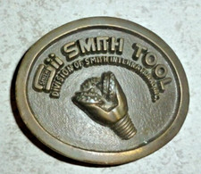 Vintage Century Smith Tool Brass Belt Buckle 3'' x 2.5''