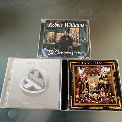 Take That  Robbie Williams CD LOT Odyssey (2CD Deluxe Set) Christmas Present NEW