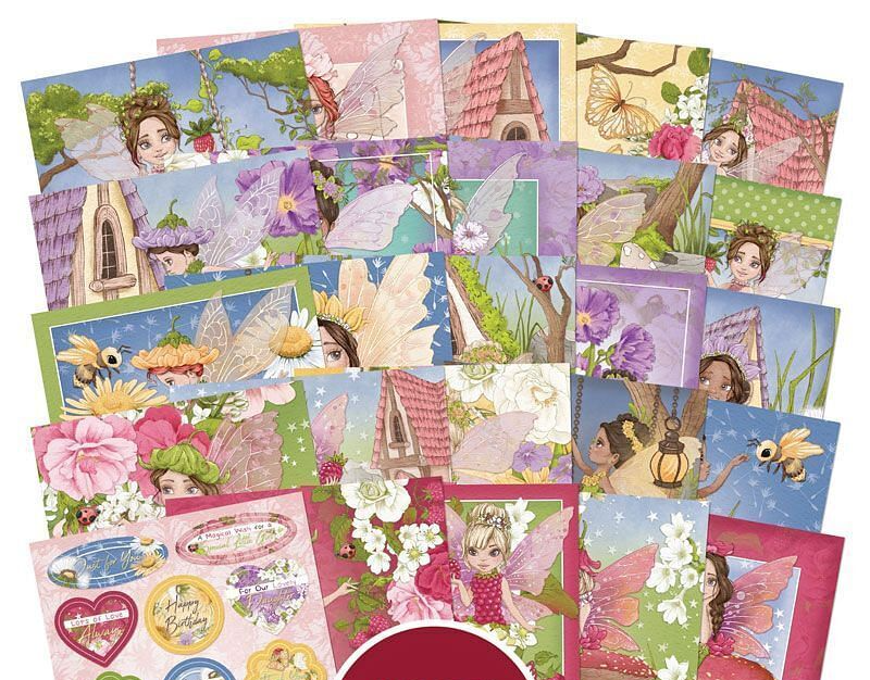 Hunkydory- The Square Little Book of FAIRY BLOSSOMS -25 pages  - Sample