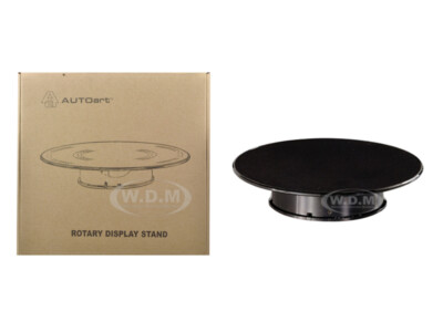 ROTARY DISPLAY TURNTABLE MEDIUM 10 IN W/BLACK TOP 1/43 1/24 1/18 AUTOART 98014