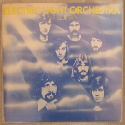 Electric Light Orchestra    Mr. Blue Sky 1978 Jet Records UK Blue Vinyl 7'' (M)