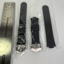 NEW Authentic Tudor Black Rubber Watch Strap Set for 39mm Pelagos