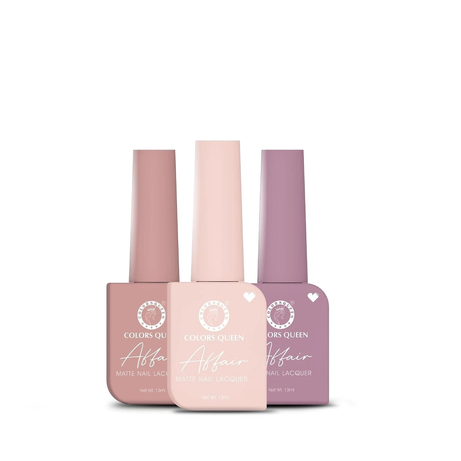 Colors Queen Affair Matte Nail Paint Set of 3-02 Rusty Nude 13ml Each
Opens in a new window or tab