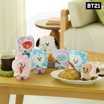 BTS BT21 Official Authentic Goods DOLL KEYRING CAMPFIRE + Tracking Number