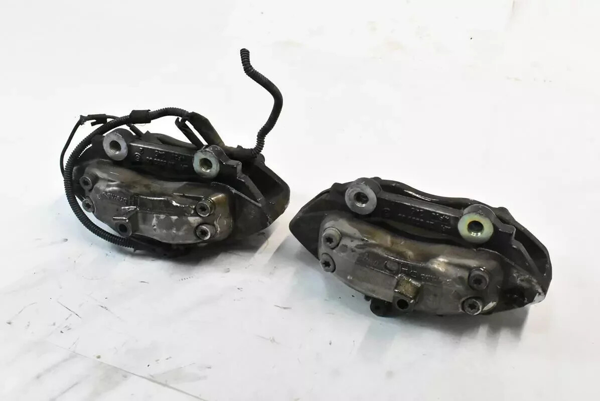 04-17 Maserati Quattroporte Front Left & Right Brake Caliper Calipers Set OEM