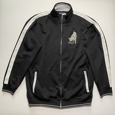 Vintage Ecko Unltd Track Jacket Mens XL Black Hip Hop Skater Grunge Red Tab Y2K