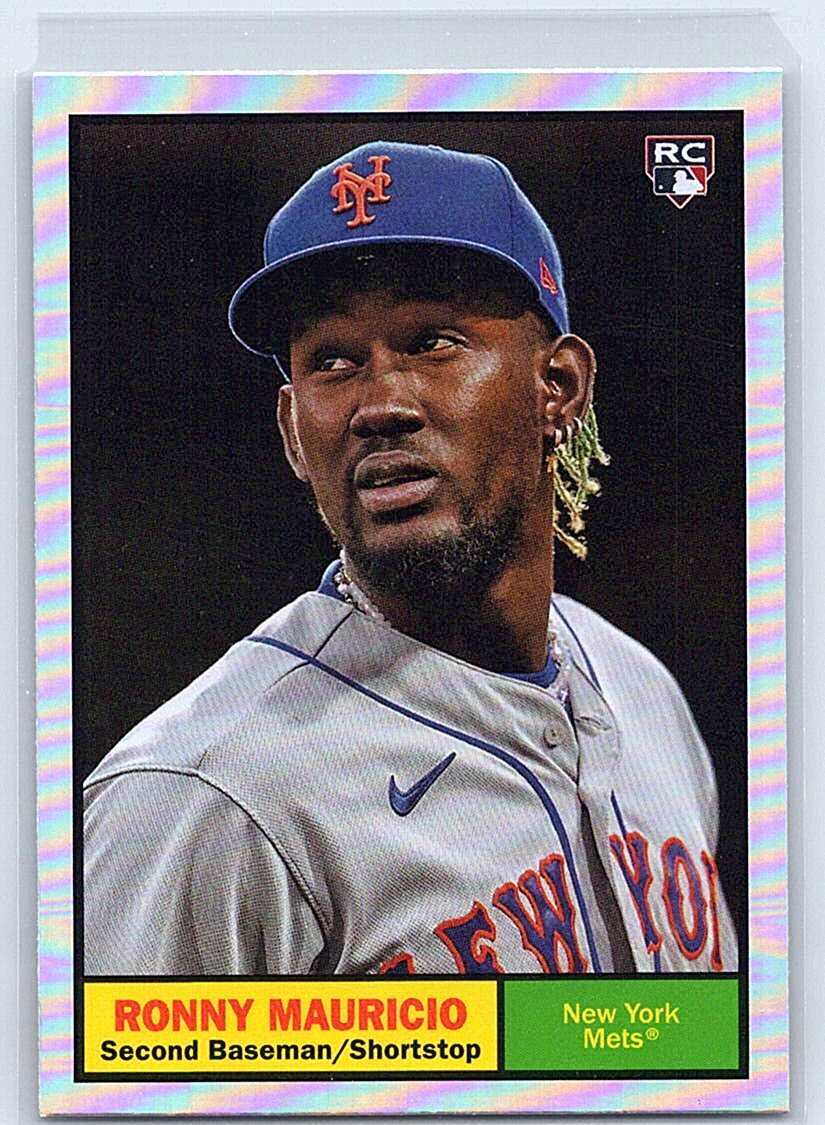 2024 Topps Archives Ronny Mauricio #49 Rainbow Foilboard /199