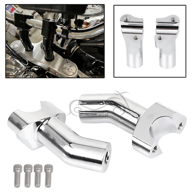 3.5'' Pullback Handlebar Risers For Harley Softail Fatboy Dyna Wide / Super Glide