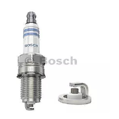 4 Candele Bosch Fiat Panda 169 Grande Punto Mito 500 Ypsilon 600 1.2 Benzina - Miniatura 2