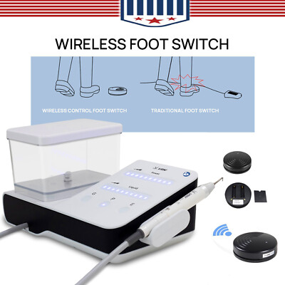 Dental Ultrasonic Piezo Scaler +LED Handpiece+Bottle for EMS Cavitron Woodpecker