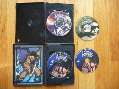Ninja Scroll Series 3-DVD Complete Anime Vol 1 2 3 + Promotional CD-ROM 2