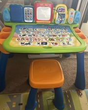 VTech Explore Write Orange Activity Desk Stool When I Grow Up Expansion Pack