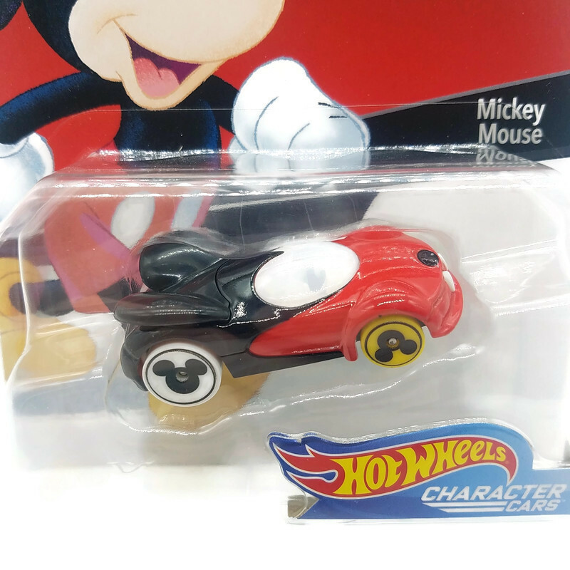 Hot Wheels Disney Character Cars Mickey Mouse New Unopened Free