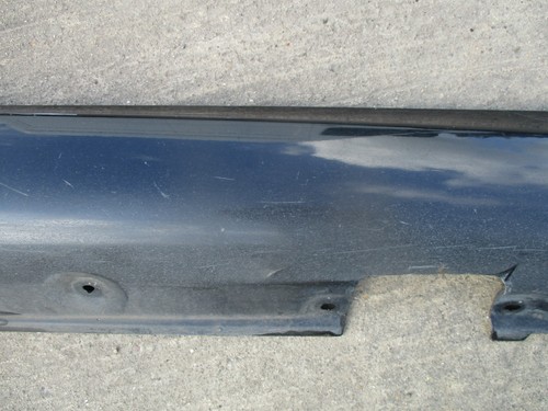 BMW E46 3 SERIES COMPACT SIDE SKIRT DRIVER SIDE SCHWARZ 2 BLACK AJ1503 - Picture 6 of 7