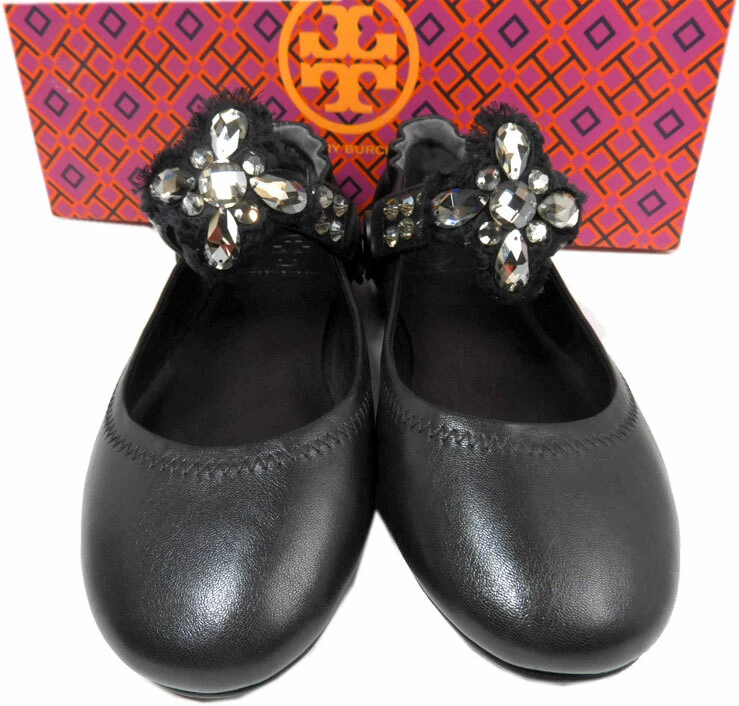 Tory burch minnie embellished convertible strap ballet flat sale
