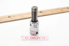 Snap On FA12A   3/8" 3/8" Drive SAE Chrome Standard Hex Bit Socket Driver USA