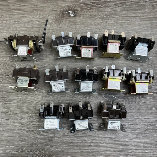 Mixed Lot / White Rogers Type 91 Relay 990-340  / Honeywell R8242b 1006 / 6azt9