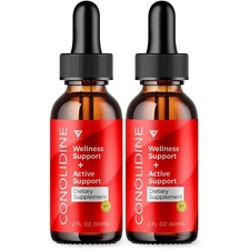 (2 Pack) Conolidine Alkaloid For Pain and Muscle + Joint Relief Drops (4 oz)