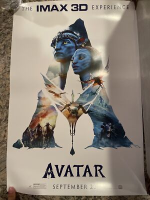 AVATAR 2022 IMAX Re-release 13x19 AMC movie limited POSTER