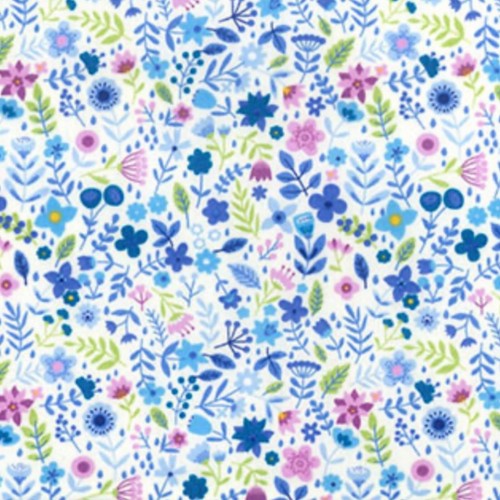 100% Cotton Quality Craft dress fabric by the metre ditsy floral Fat Quarter B - Picture 32 of 135