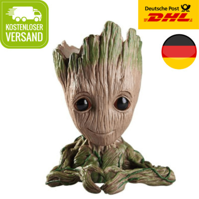 Baby Groot Blumentopf - Übertopf Aquarium Deko Figur Stiftehalter Ich liebe dich