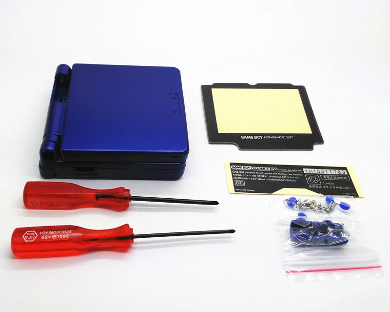 New Shell Housing Replacement Nintendo Gameboy Advance SP GBA SP Console Blue - Image 4 of 4