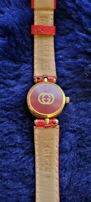 GUCCI GG logo Roman vintage watch men display picture 1