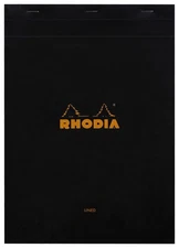 Rhodia Staplebound Notepads - Lined w/3 Hole Punch for Binders - 80 sheets - ...