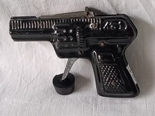 VECCHIA PISTOLA IN LATTA JAPAN N°1 A FULMINANTI D'EPOCA VINTAGE FUNZIONA. DF80