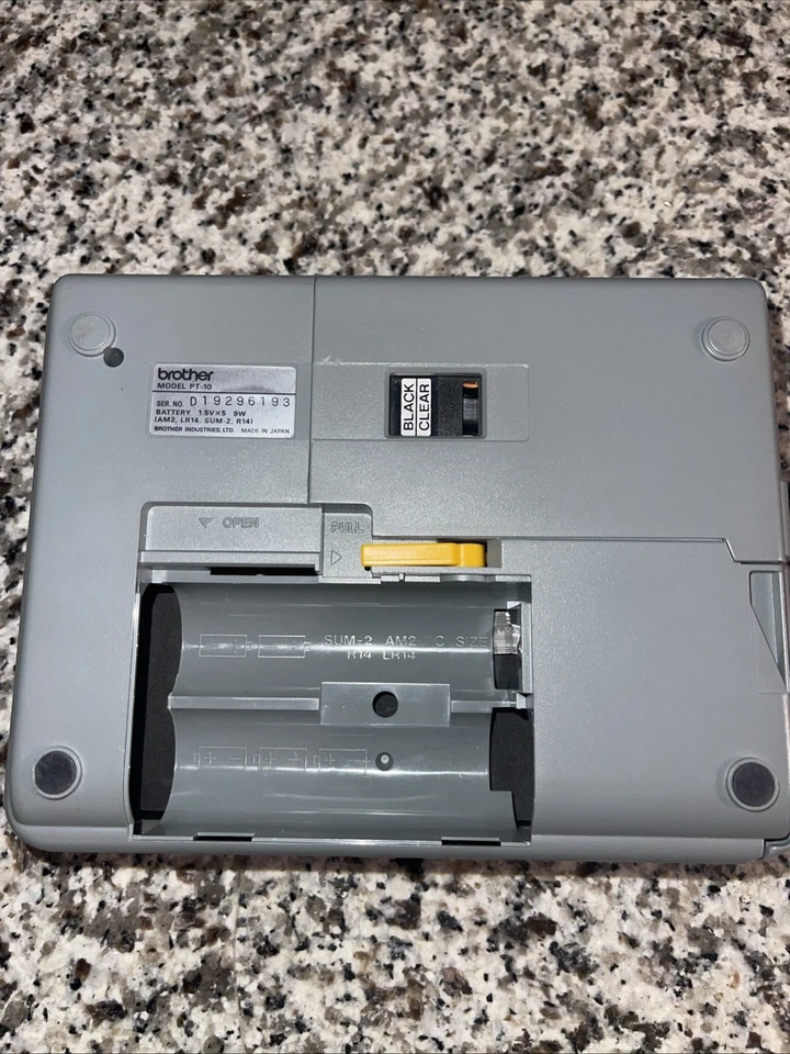 Brother P-Touch III  System Model Needs Cover for battery - Image 2 of 2