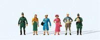 Preiser 12483 Passanten Und Polizei, Um 1936, 1:87 / Spur H0