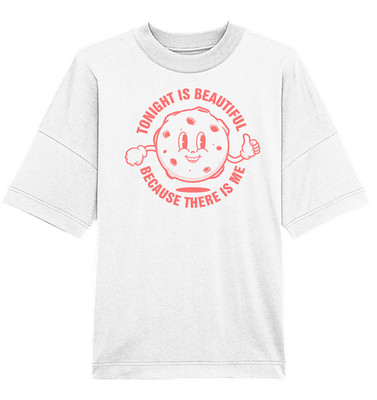 T-Shirt Moon - Organic Oversize Shirt