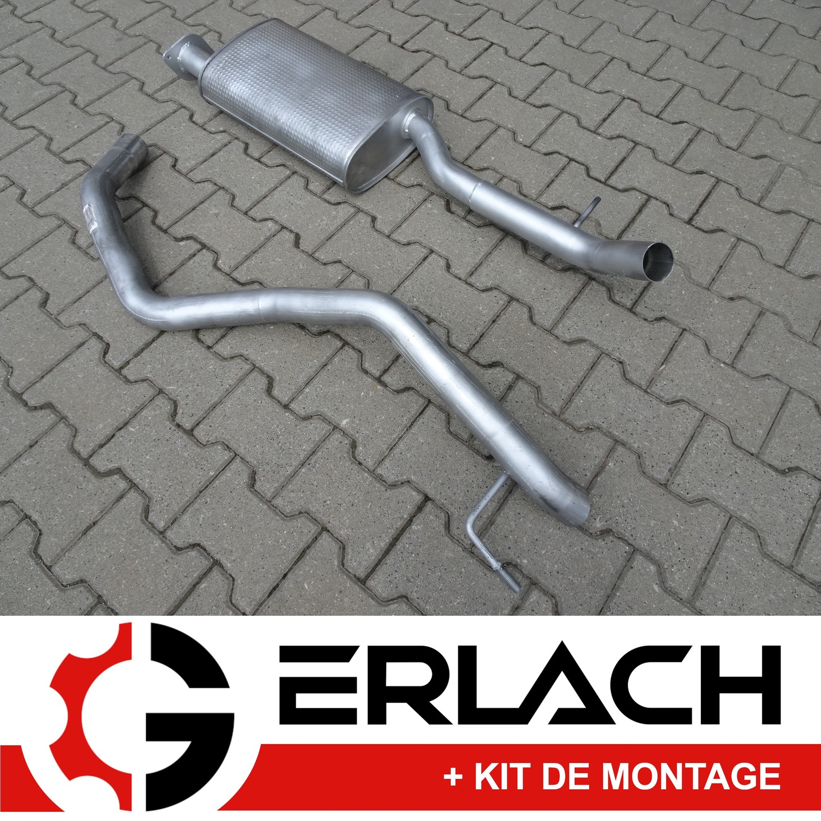 Échappement silencieux Jeep Grand Cherokee 3 en acier renforcé SPORT
