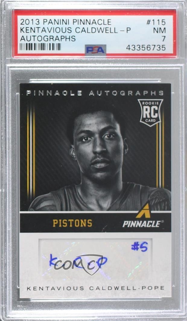 2013 Panini PANINI PINNACLE AUTOGRAPHS #115 Kentavious Caldwell-Pope front