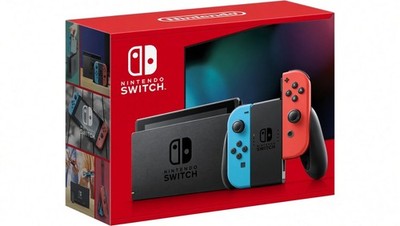 Nintendo Switch Console Neon Red & Blue Joy-Cons   Brand New Factory Sealed