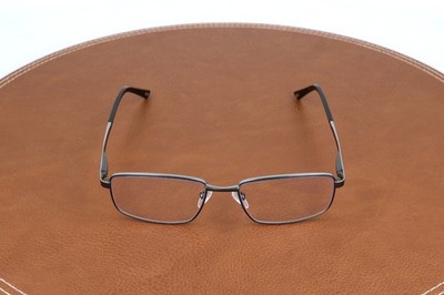 Ottoto Commander Gunmetal Rectangle Eyeglasses Frames 35-000687 53-17-145