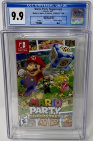 CGC Graded Mario Party Superstars NEW Nintendo Switch (1020710006, 9.9 A++)