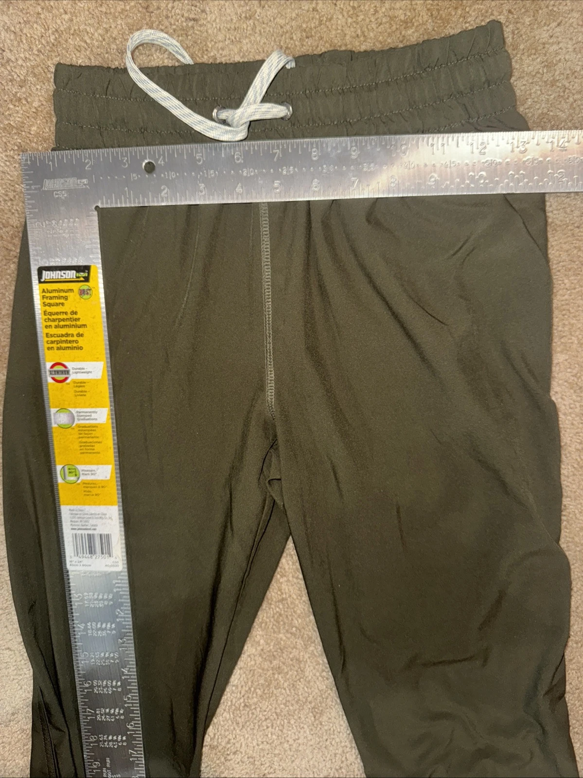 vuori performance jogger pockets euc pants