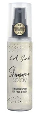 L A Girl Shimmer Setting Spray Gold Finishing Face Body 2.7 Fl Oz