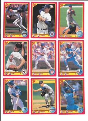 1990 Score Baseball Trading Cards / You Choose #s 236 - 470 / mb49