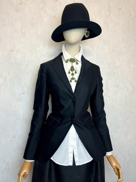 Women Salvatore Ferragamo Jacket Black Silk 34 /