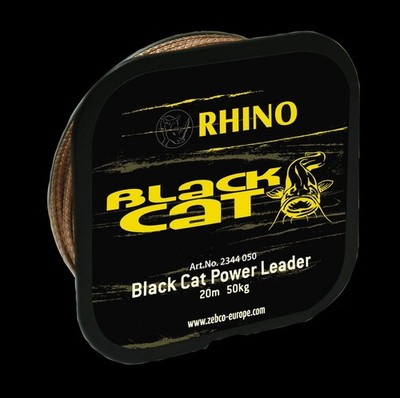 BLACK CAT Vorfachschnur-Spulen Power Leader 20mtr