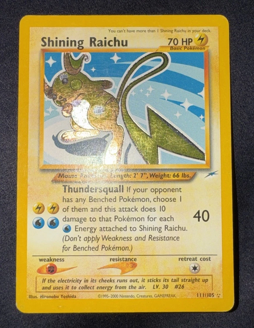 Shining Raichu for sale | eBay
