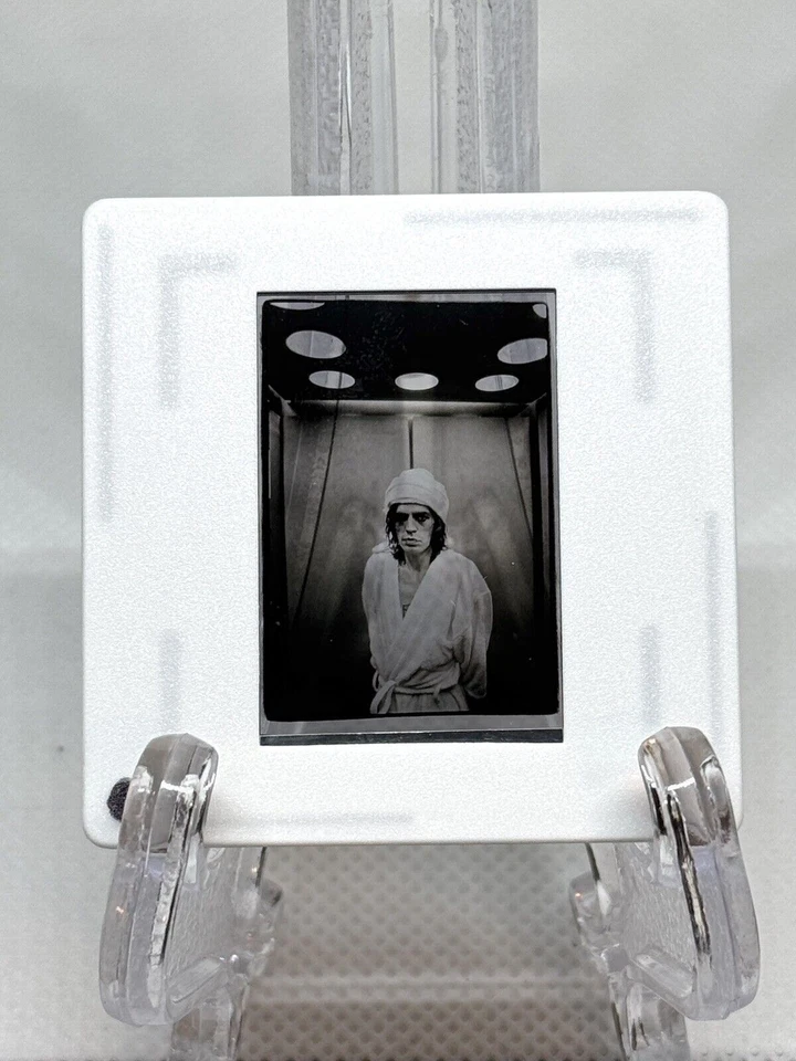 VINTAGE MICK JAGGER ANNIE LEIBOVITZ 1975 BUFFALO NY FILM SLIDE LICENSED B&W - Image 3 of 3