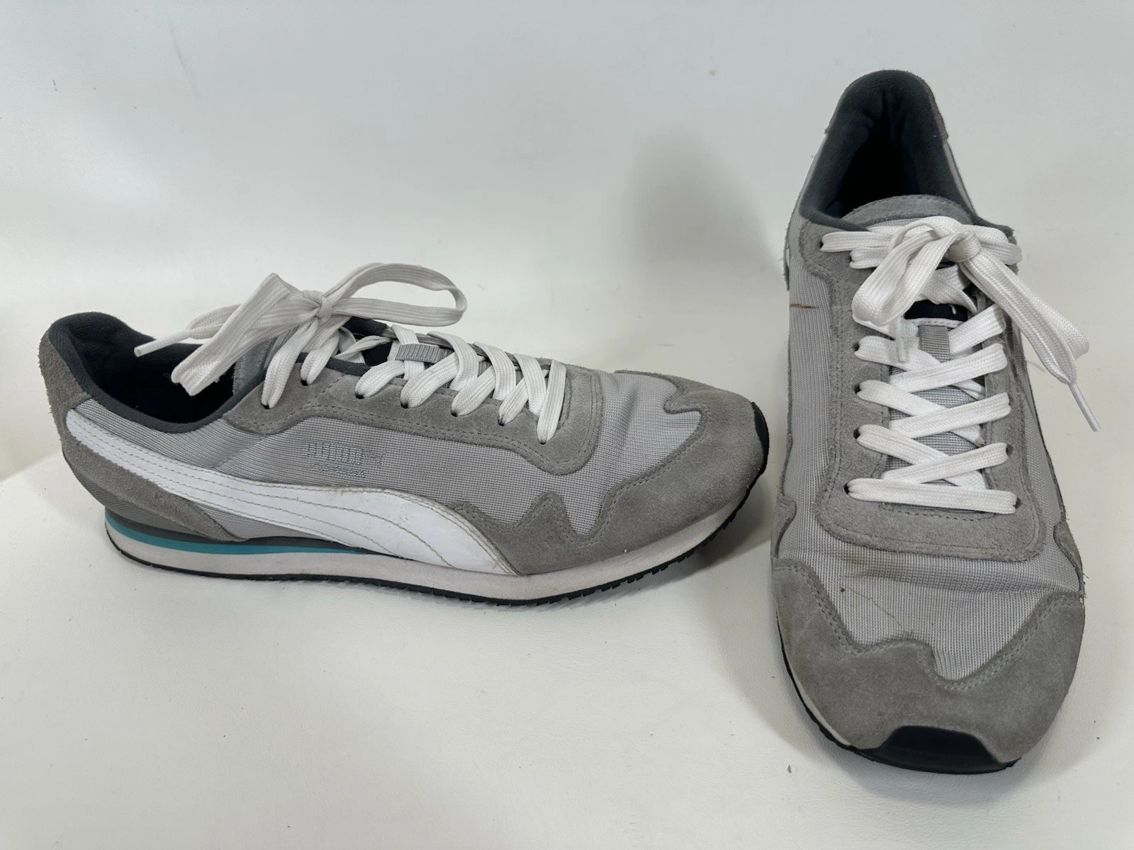 Scarpe casual Puma Cabana Racer uomo taglia 12 grigio scamosciato