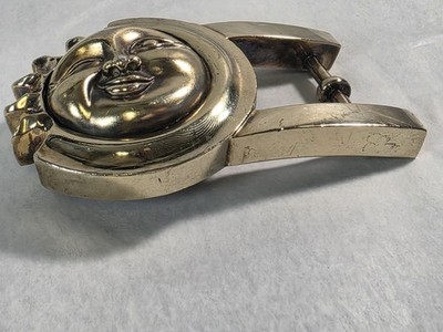Vtg Barry Kieselstein Cord Sterling Gold Vermeil Sun Face 3  display picture 3