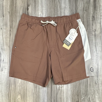 Vuori Kore Short X2 Lined 7.5in V3059 Sedona Brown Mens Medium Performance NEW