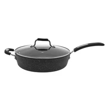 THE ROCK(TM) BY STARFRIT® 12-In.  Deep Fry Pan with Lid and Bakelite Handle