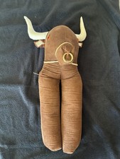 Calico Critters Boot Stuffer Shape Saver Bull With Nose Ring Western Rodeo
