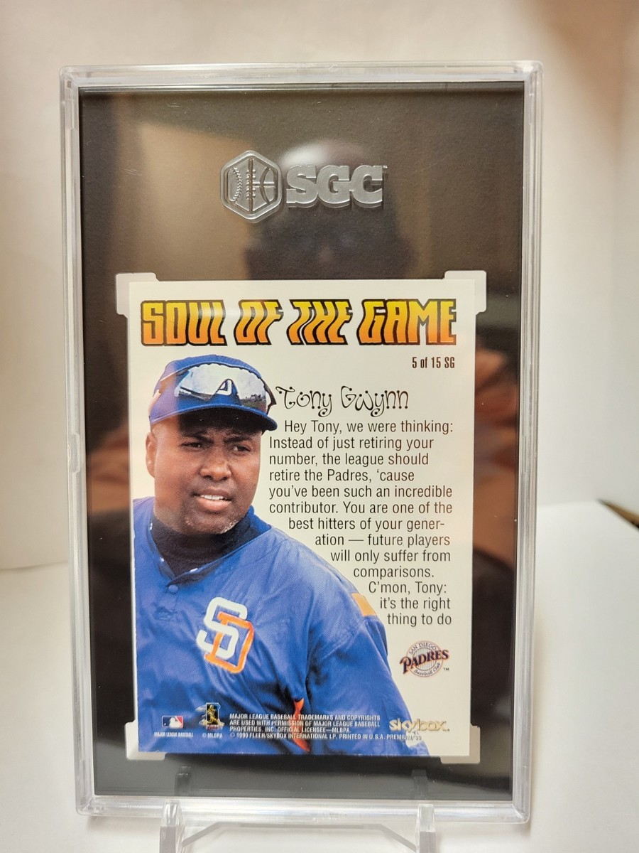 1999 Skybox Premium - Soul of the Game Tony Gwynn #5SG for sale